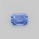 1.15ct Emerald Cut Blue Sapphire, view 1