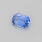 1.15ct Emerald Cut Blue Sapphire, view 2