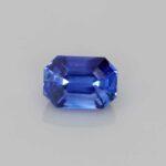 1.44ct Emerald Cut Blue Sapphire, view 1