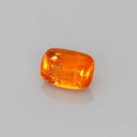 1ct Rectangular Cushion Mandarin Garnet, view 2
