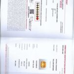 1.03ct Rectangular Cushion Yellow Sapphire, view 3