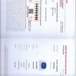 1.38ct Rectangular Cushion Blue Sapphire, view 3