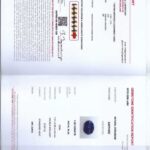 1.5ct Oval Blue Sapphire, view 3