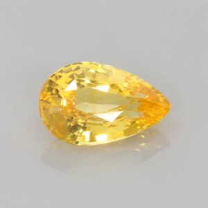 1.59ct Pear Shape Yellow Sapphire