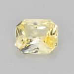 2.07ct Emerald Cut Yellow Sapphire, view 1