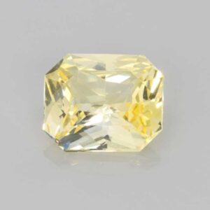 2.07ct Emerald Cut Yellow Sapphire