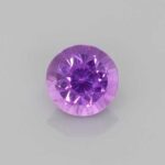 0.77ct Round Purple Sapphire, view 1