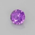 0.77ct Round Purple Sapphire, view 2