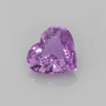 1.18ct Heart Purple Sapphire, view 1