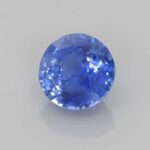 Round Blue Sapphire, view 2