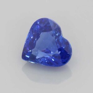 2.03ct Heart Blue Sapphire