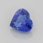 Heart Blue Sapphire, view 2