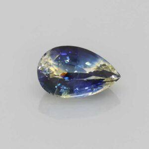 1.95ct Pear Shape Bi-Colour Sapphire