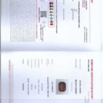 3.51ct Emerald Cut Red Garnet, view 3