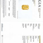 2.02ct Emerald Cut Yellow Sapphire, view 3