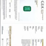 Emerald Cut Emerald, view 3