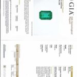Emerald Cut Emerald, view 3