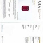1.28ct Emerald Cut Ruby, view 3